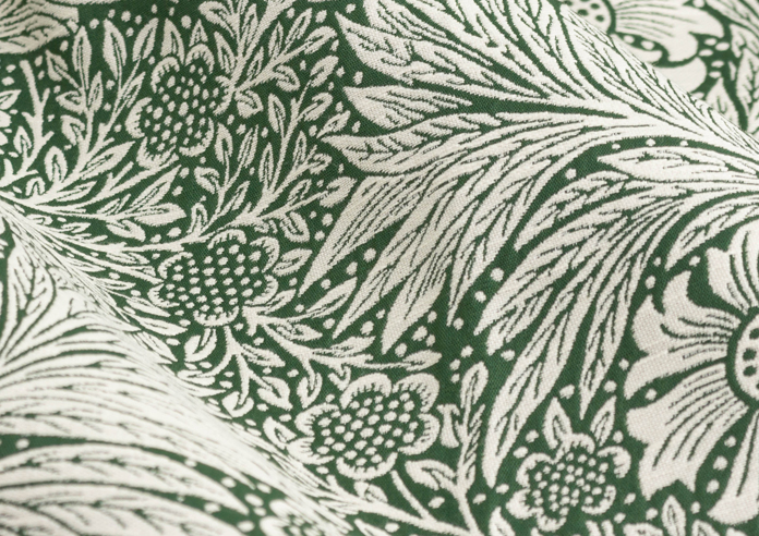 Marigold Pencil Pleat, Leaf Green - Ready Made Curtains - Image 4